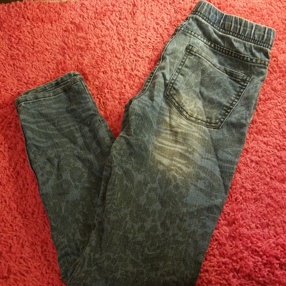 Jordache Denim Leggings SZ 14